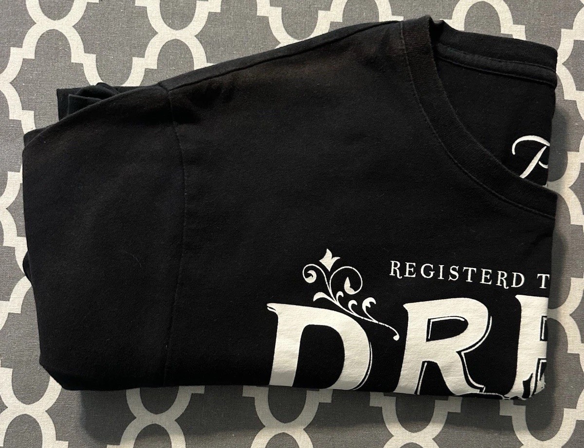 Prps Shirt Men’s L Black Japanese Denim Bruises Never Broken Graphic Logo
