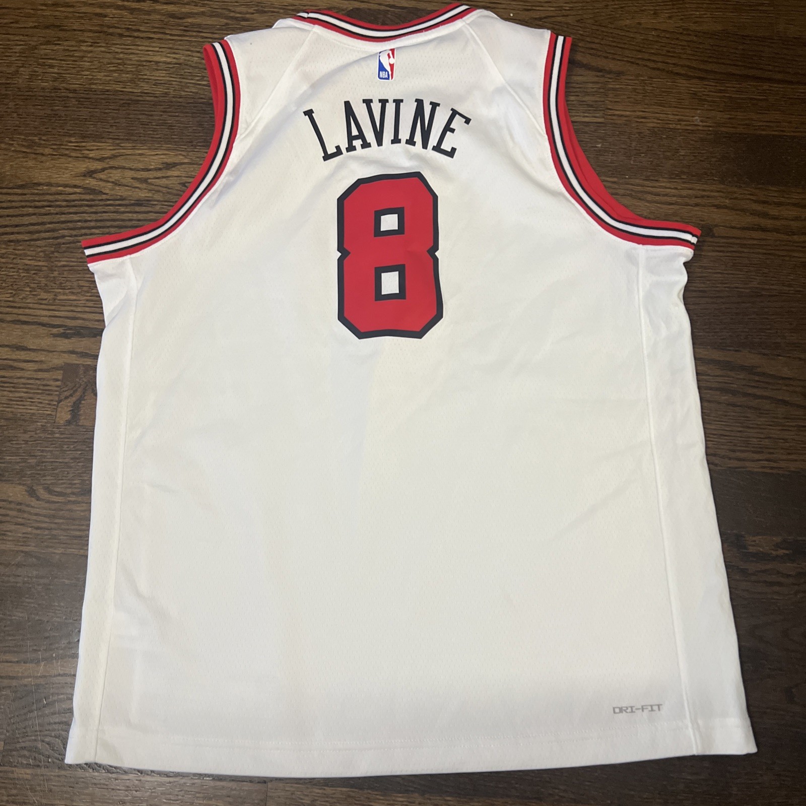Nike Swingman NBA Chicago Bulls Zach LaVine #8 Basketball Jersey Adults Sz XL