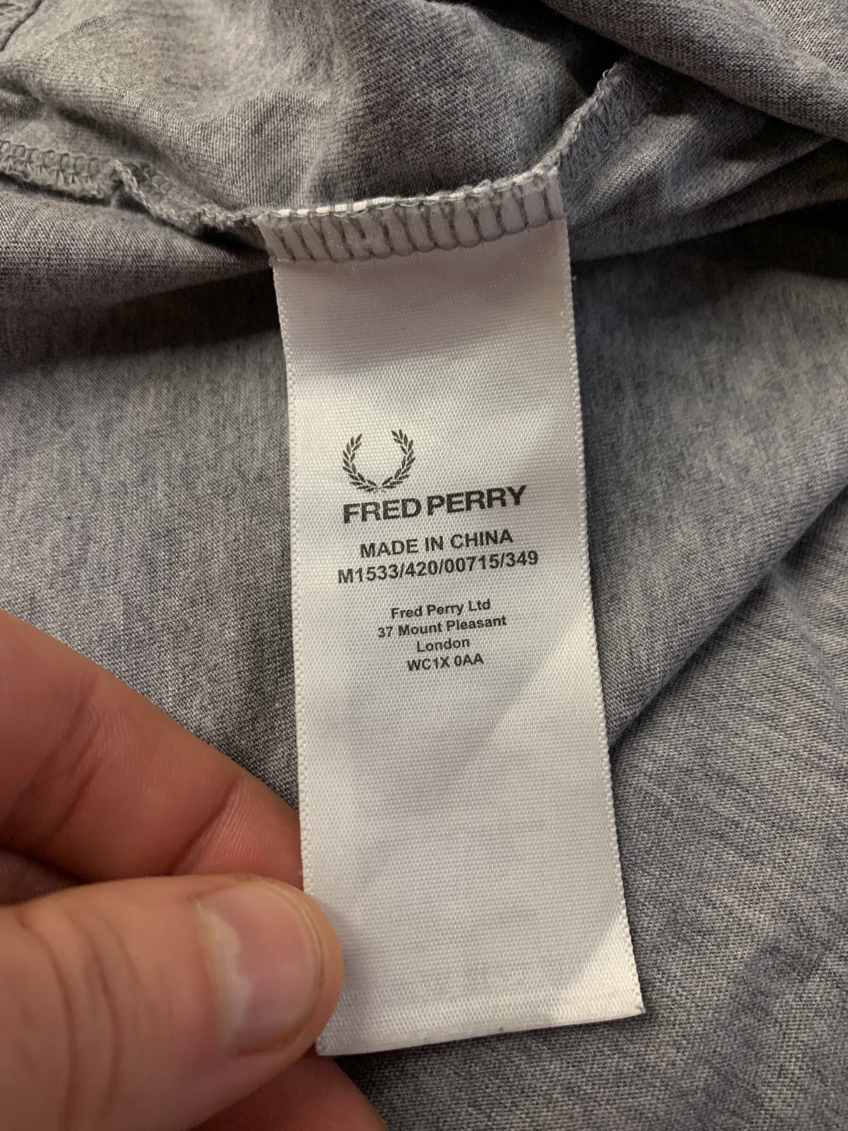 FRED PERRY ORIGINAL LAUREL WREATH LOGO CASUAL SHIRT JERSEY T-SHIRT TEE SIZE M