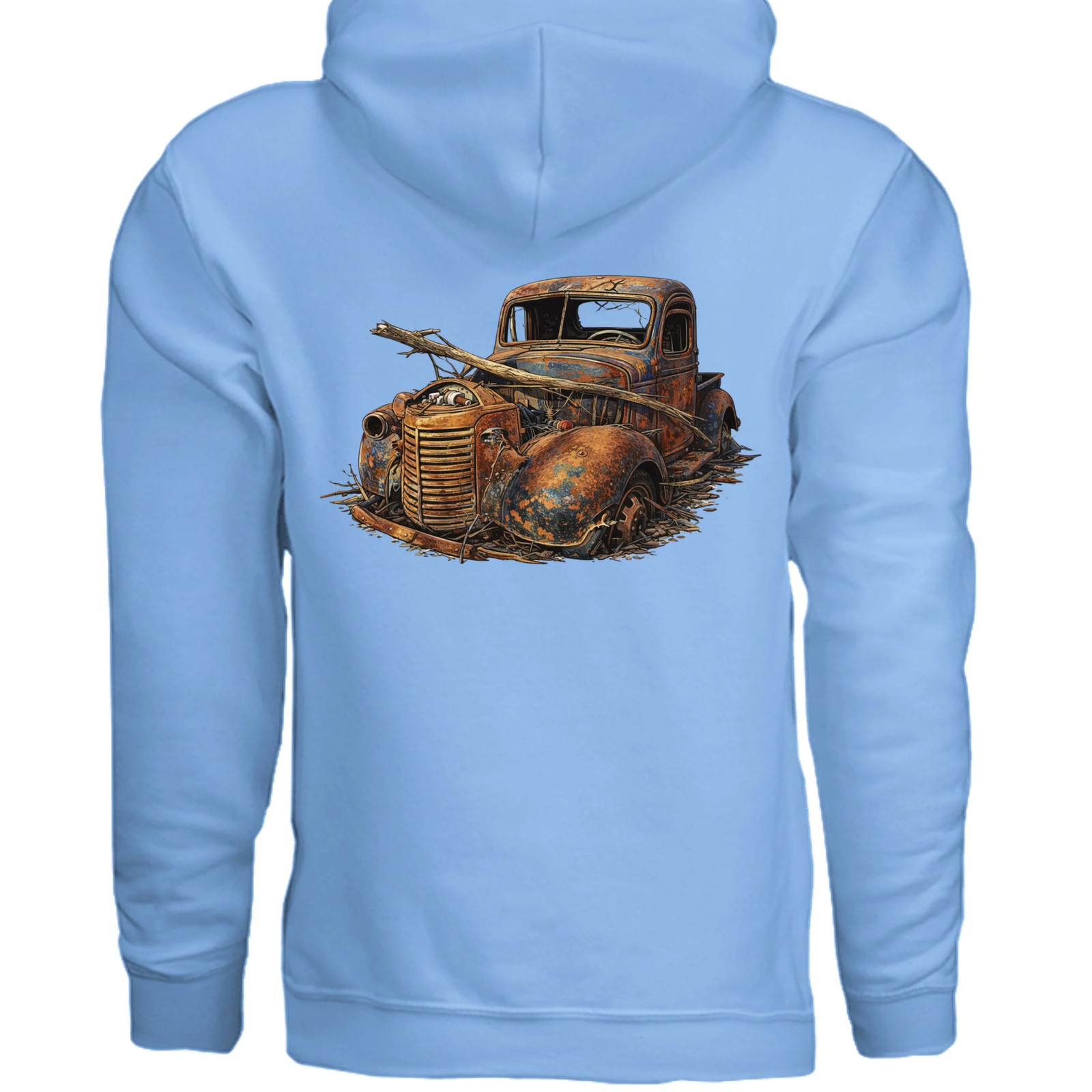 Vintage Car with Stick Graphic Tee | Wearable Art | An Old Man’s Art