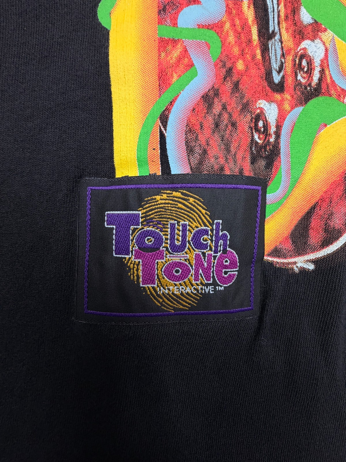 Vintage Touch Tone Wild Oats Wired for Sound Guitar Shirt Size XL Black Tee USA