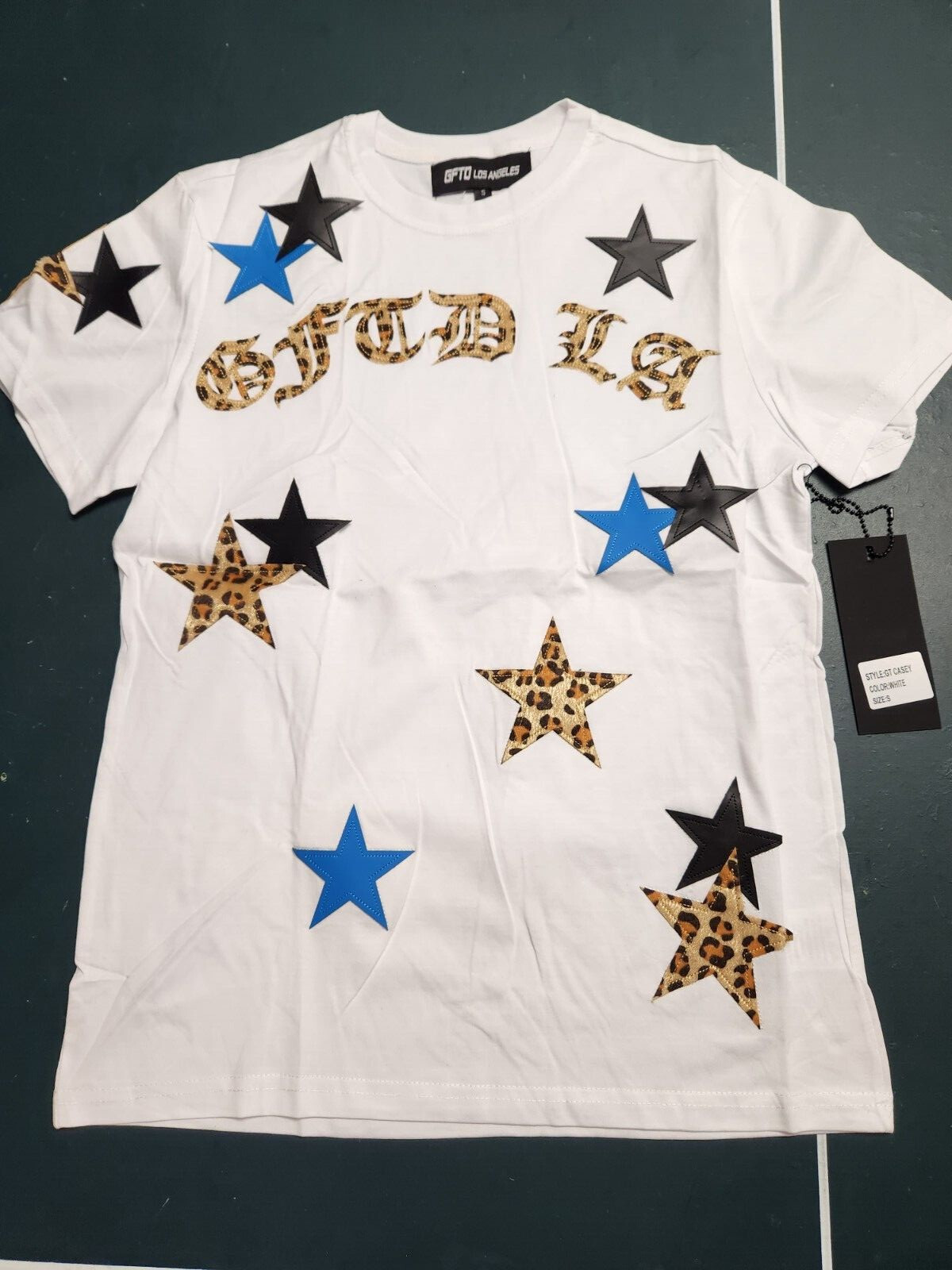 GFTD LA Los Angeles GT Casey Graphic Print Stretch T-Shirt NWT FREE SHIP