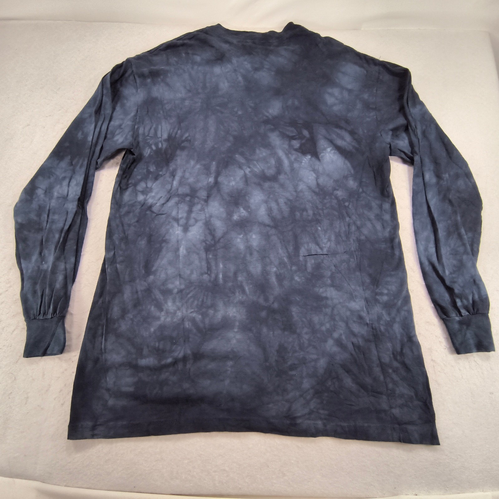 The Mountain Owl Long Sleeve Casual Graphic T Shirt Adult Mens Size L Blue