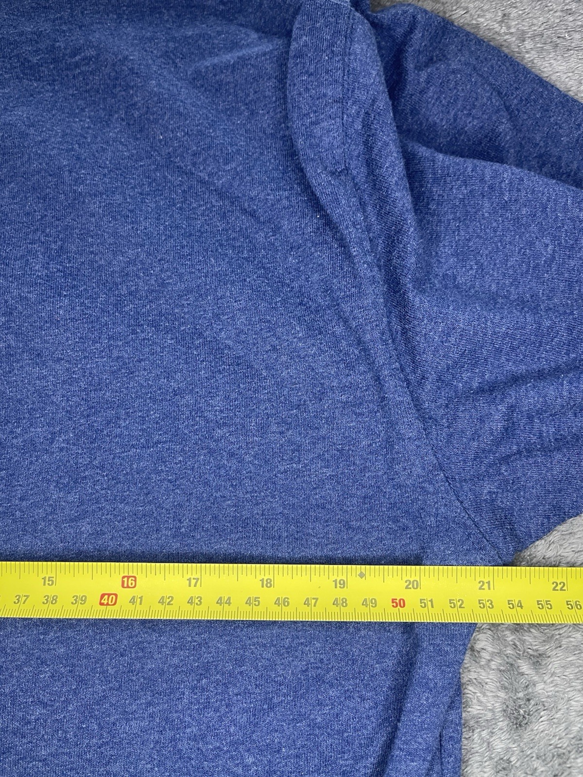 Carhartt Men’s M Loose Fit Blue Solid Pocket Logo Knit Crew Neck T-Shirt