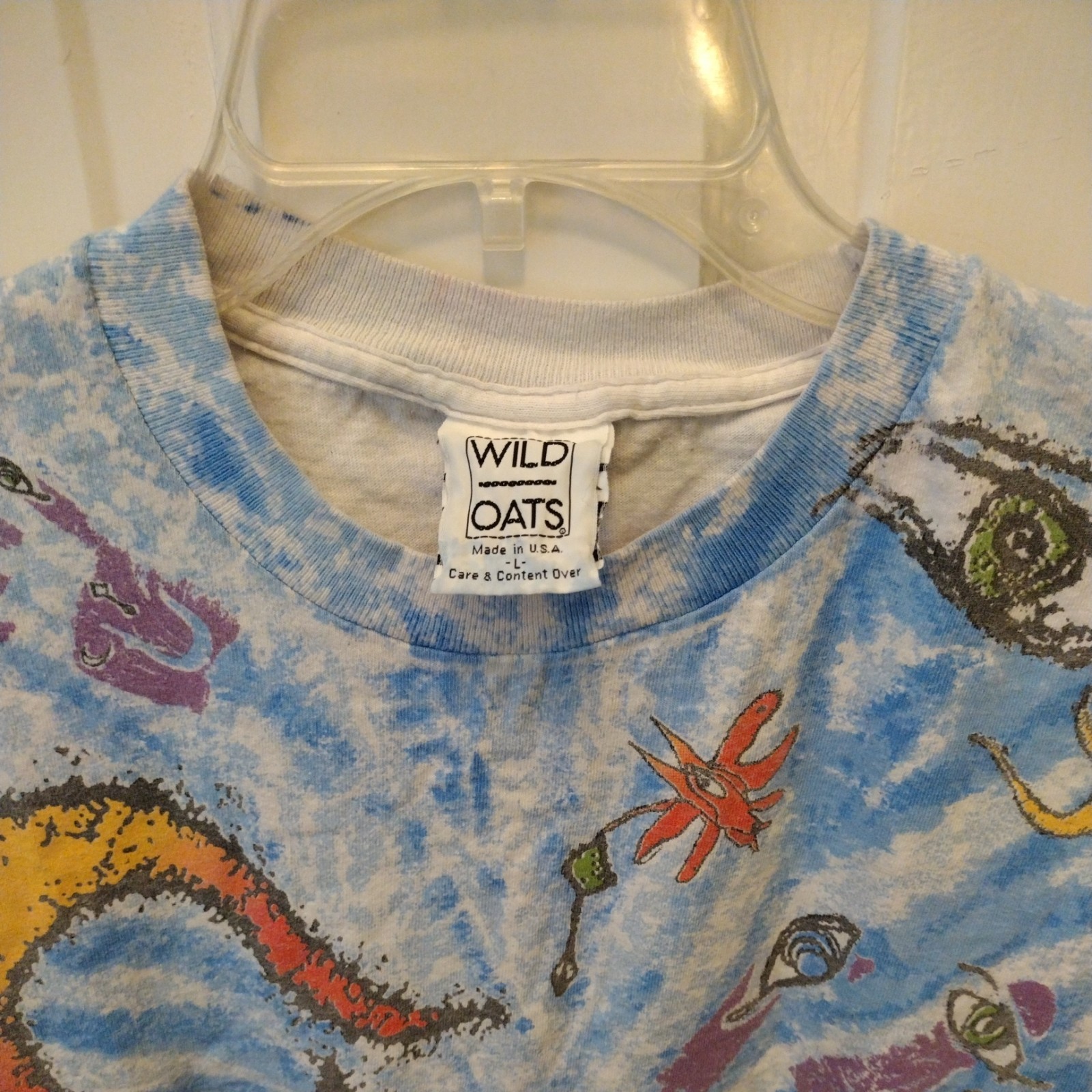 THE CURE Vintage 1992 Single Stitch AOP Tour Tshirt Double Sided Wild Oats Tag