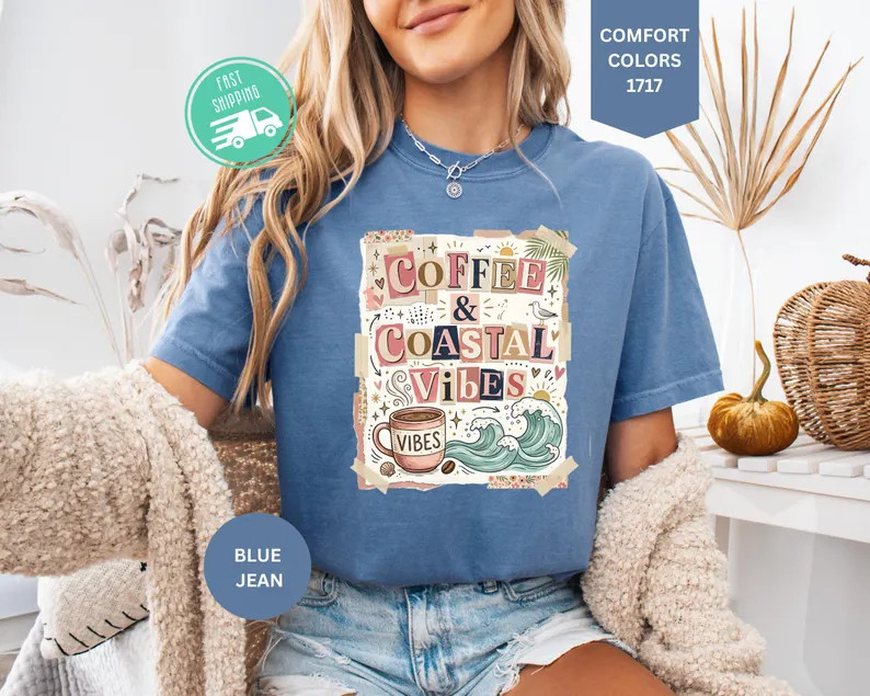 Coastal Coffee Comfort Tee
