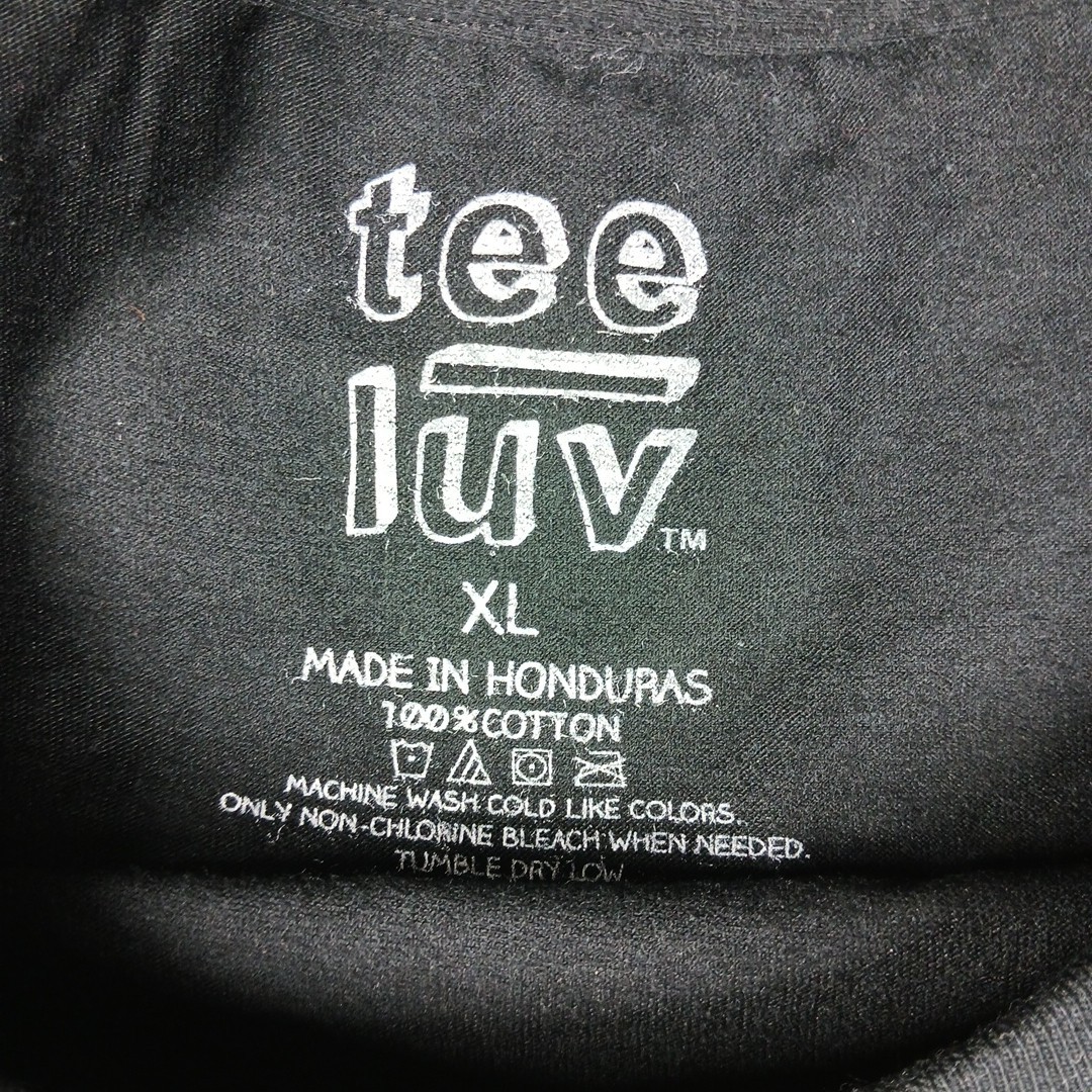 Tee Luv Men’s XL Chevrolet Tshirt Live Fast Multicolored Retro Cars Motorsports
