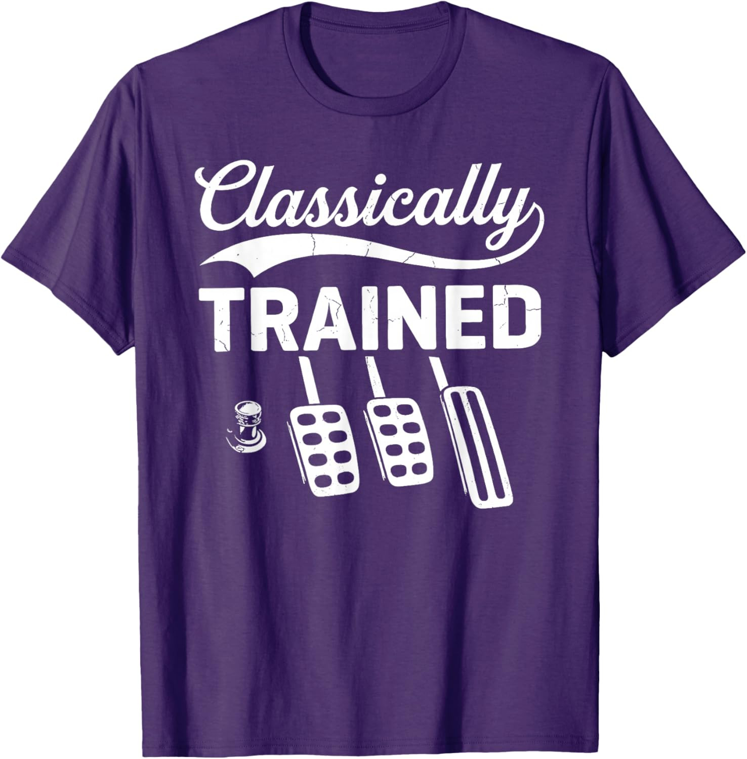Classically Trained with Dimmer Manual Car Pedals Driving T-Shirt