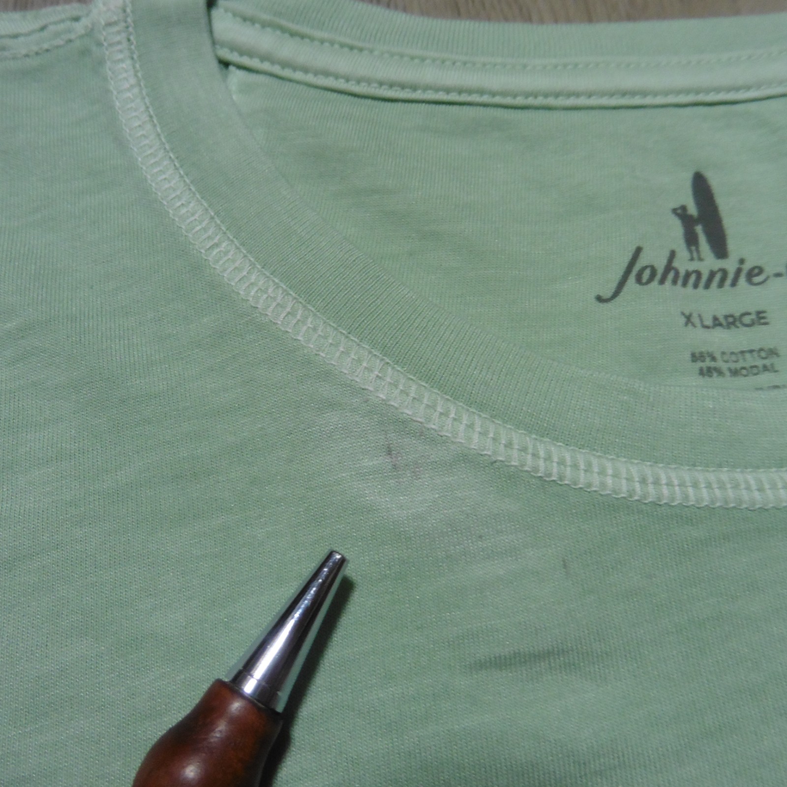 JOHNNIE O Mens XL X-LARGE T SHIRT DALE 2.0 PISTACHIO GREEN SHORT SLEEVE GOLF TEE