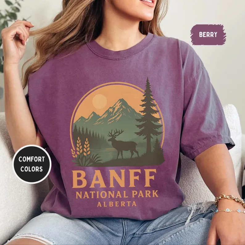 Banff National Park Alberta Comfort Tee