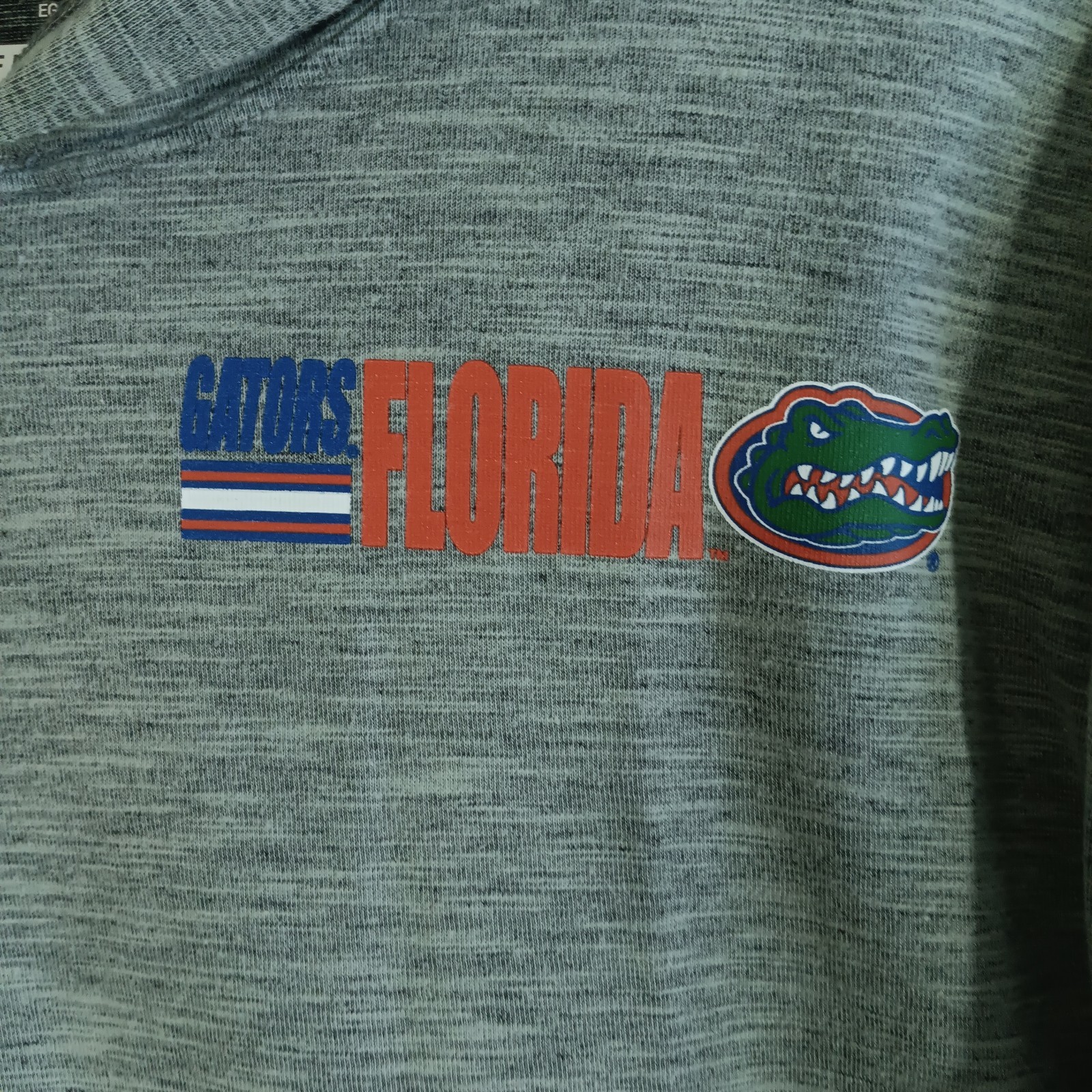 Nike Tee University of Florida Jumpman Air Jordan Mens XL Gray LongSleeve Hooded