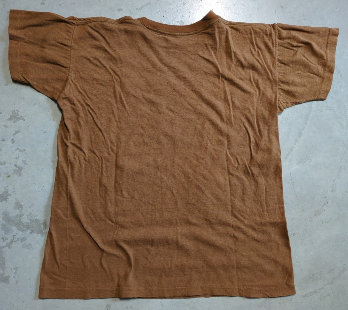 Vintage Captain’s Den City Island N.Y. T Shirt Brown Large Cotton Single Stitch