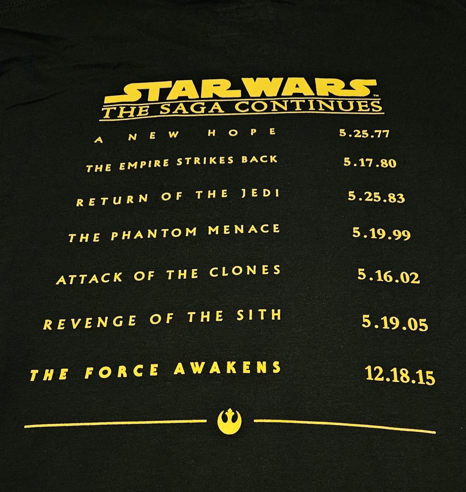 Star Wars Galaxy Premiere Force Awakens Empire & Rebels Collectible Shirt M