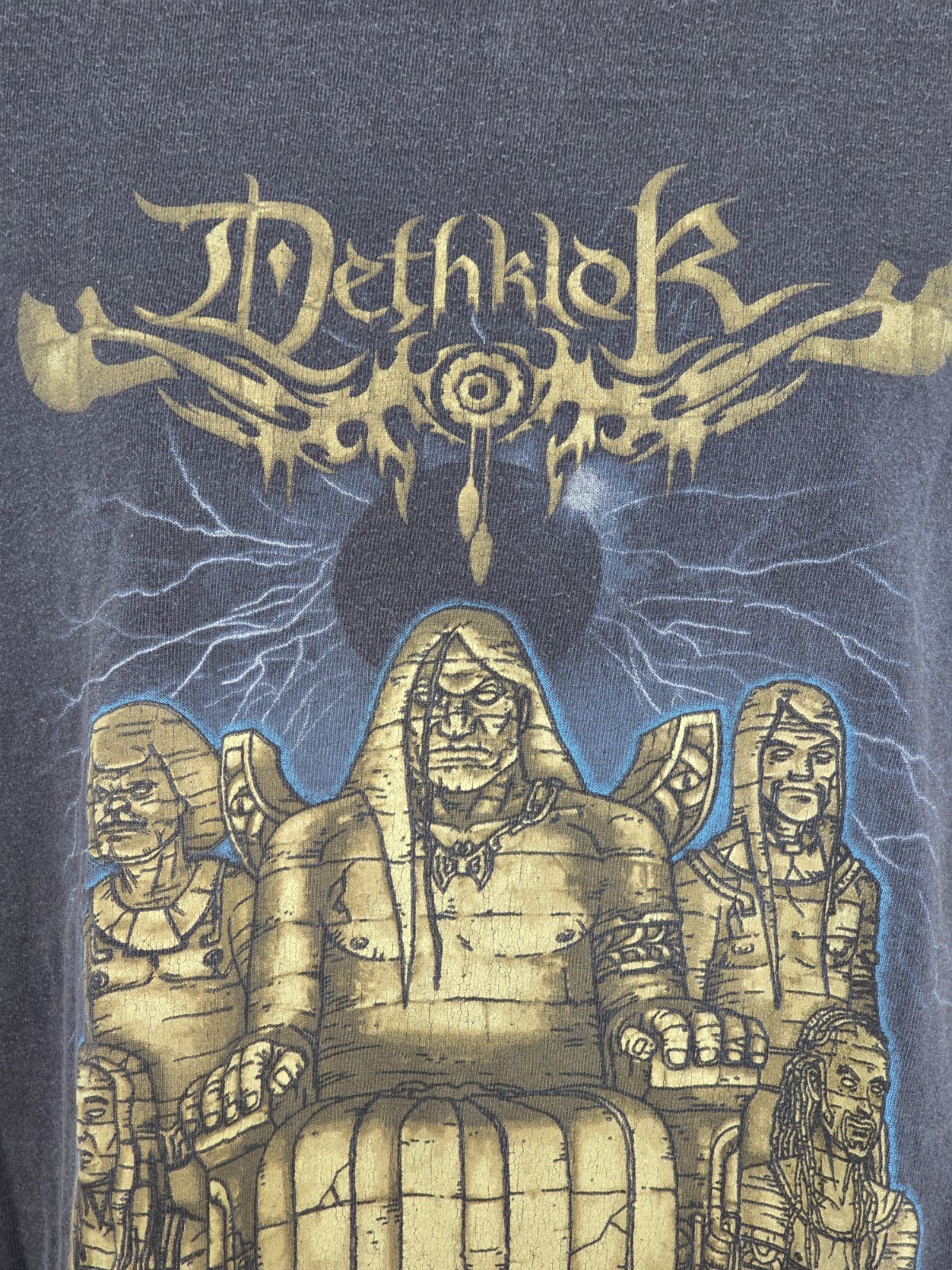 VTG Dethklok Metalocalypse T-Shirt Sz L Cartoon Network Adult Swim Metal Band