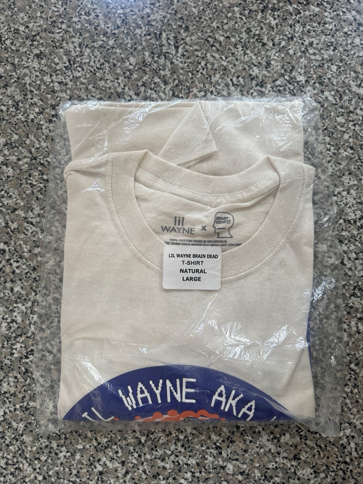 Lil Wayne X Brain Dead T Shirt Natural Carter V 5 2018