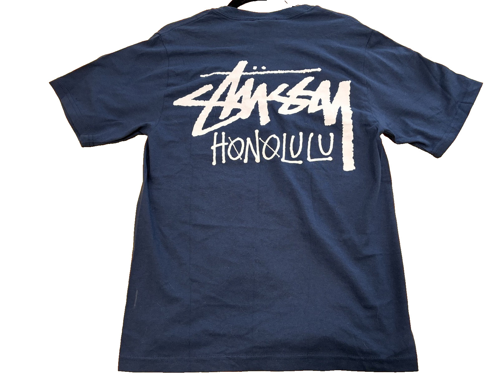 Authentic Stussy Honolulu T-shirt – Navy, Small – Brand New With Tags