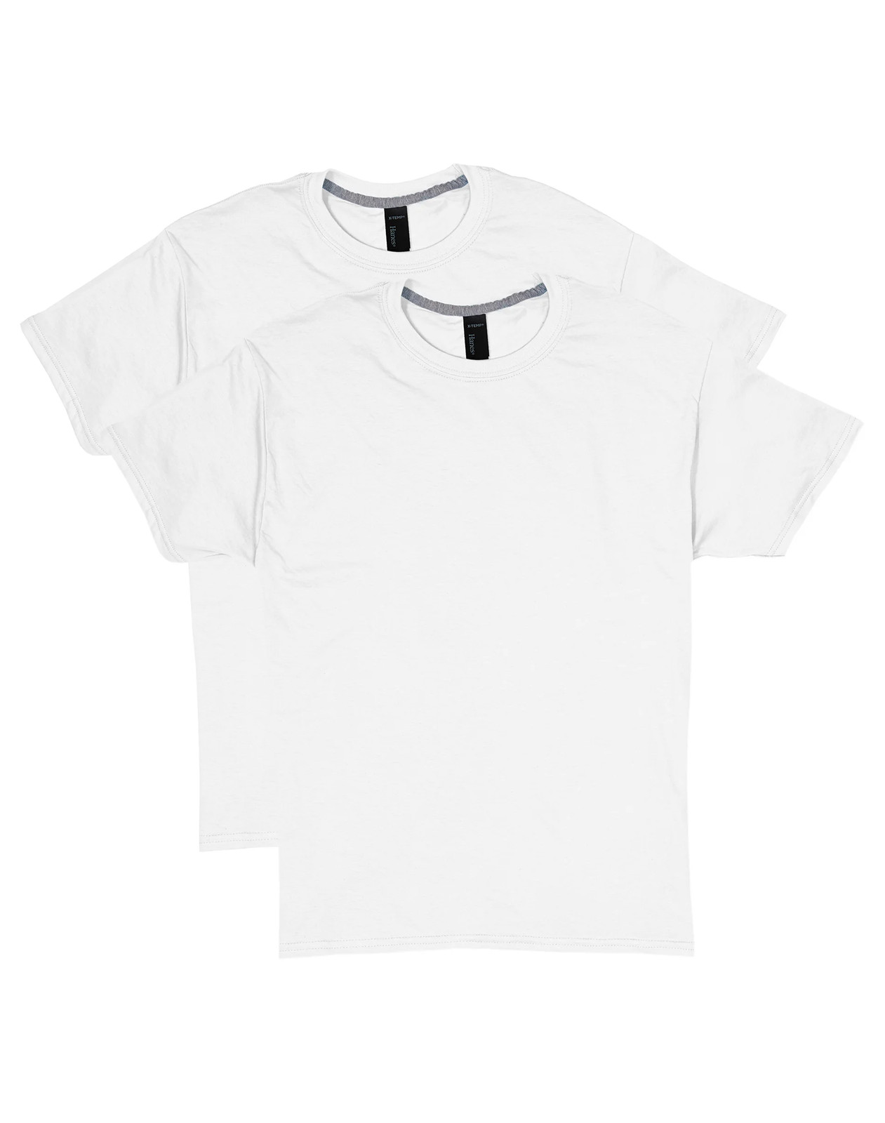 Hanes T-Shirt 2-Pack Men’s X-Temp Crewneck Short-Sleeve Wicking UPF Rated S-3XL