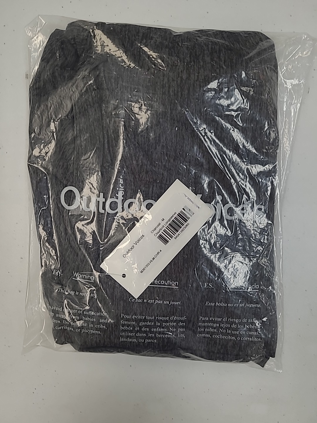 New Outdoor Voices Cloudknit Long Sleeve Tee Men’s US Size M