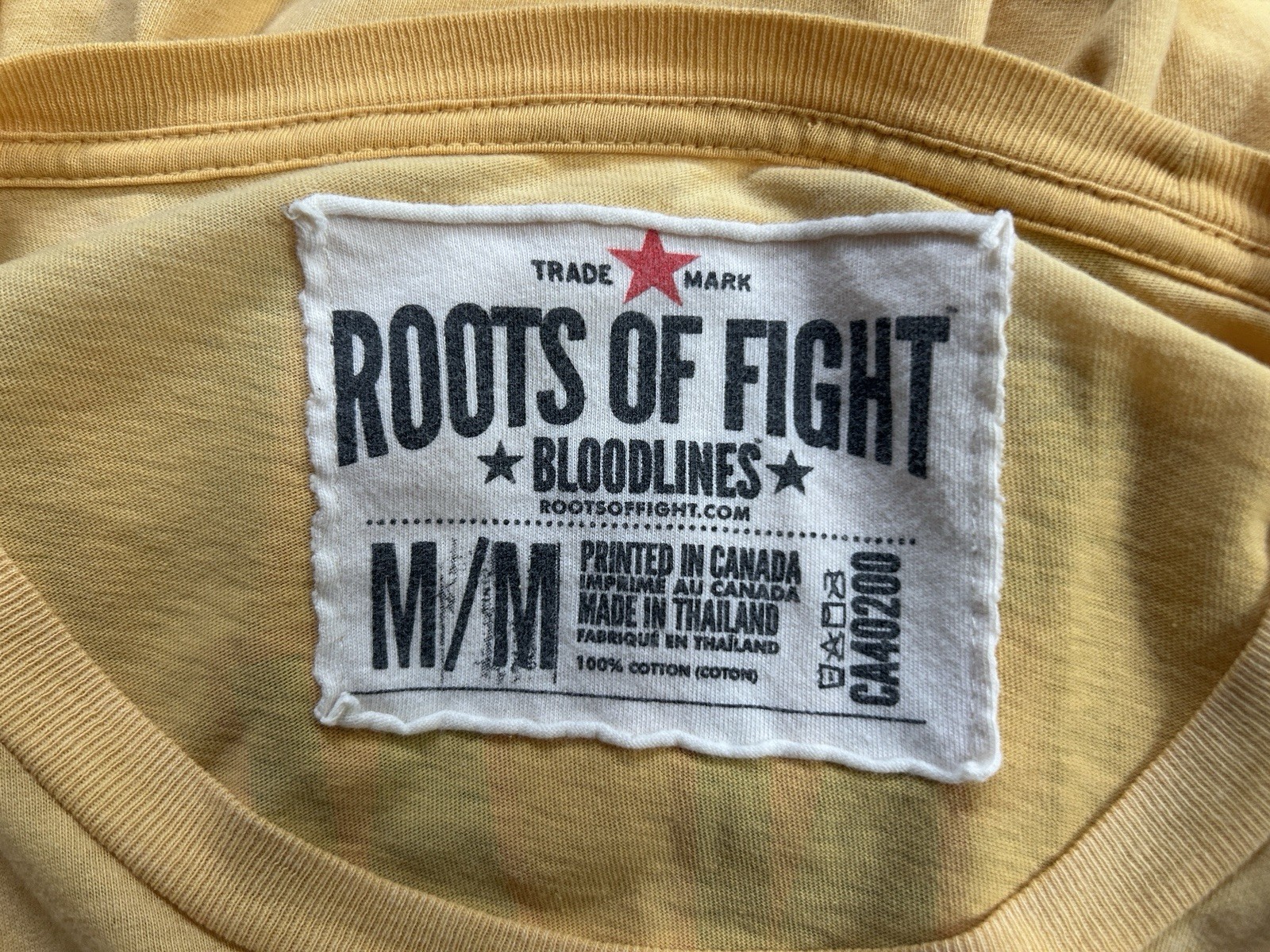 Roots Of Fight Bloodlines Lennox Lewis KRONK Boxing T Shirt Faded Medium Mens