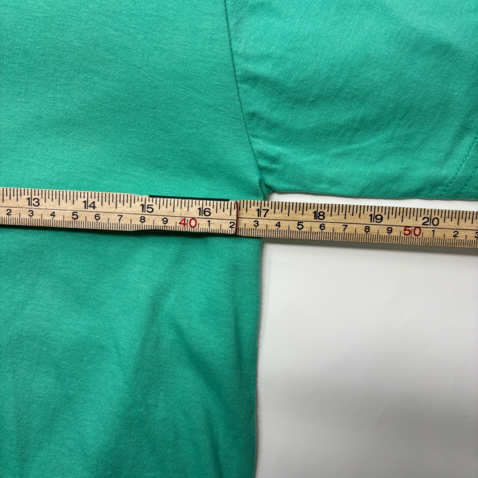 American Apparel Mint Green Cotton Crew Neck Short Sleeve T-Shirt S Retro Indie