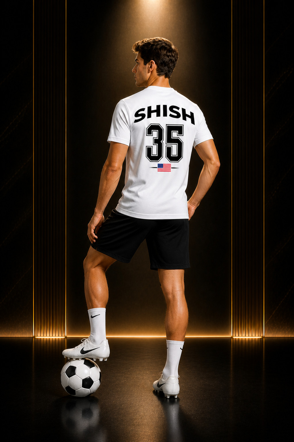 Custom T-Shirt 2026 FIFA World Cup Personalized Name Number Flag Soccer Fan Tee