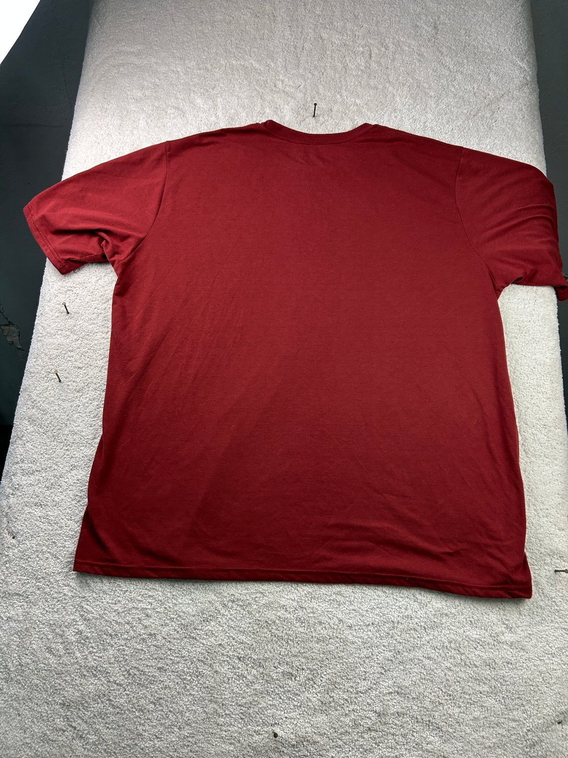 B.O.C Men’s T-Shirt Red 3XL 100% Polyester Machine Washable