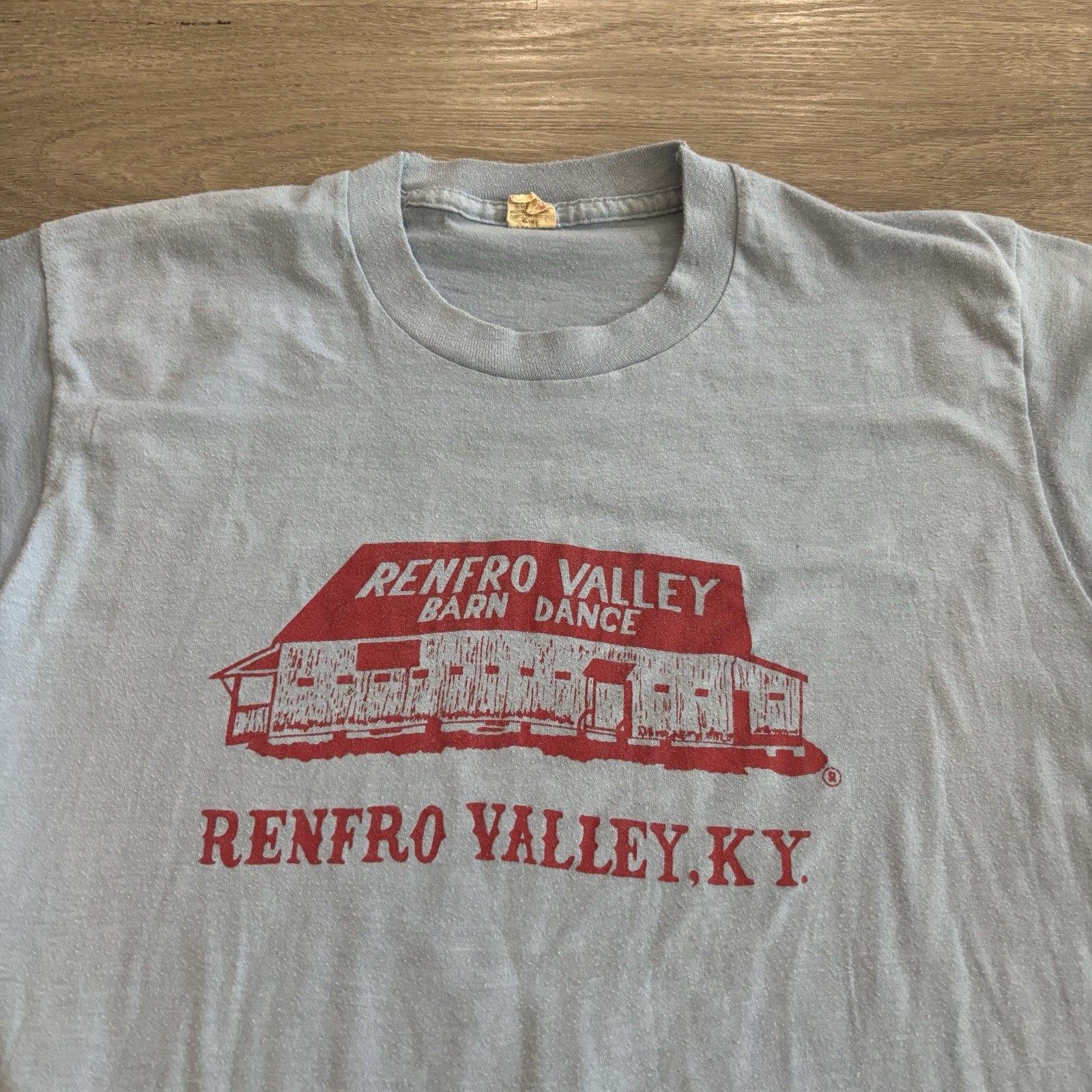 Vintage 80s Renfro Valley KY Barn Dance Kentucky Cowboy Country Shirt XL USA