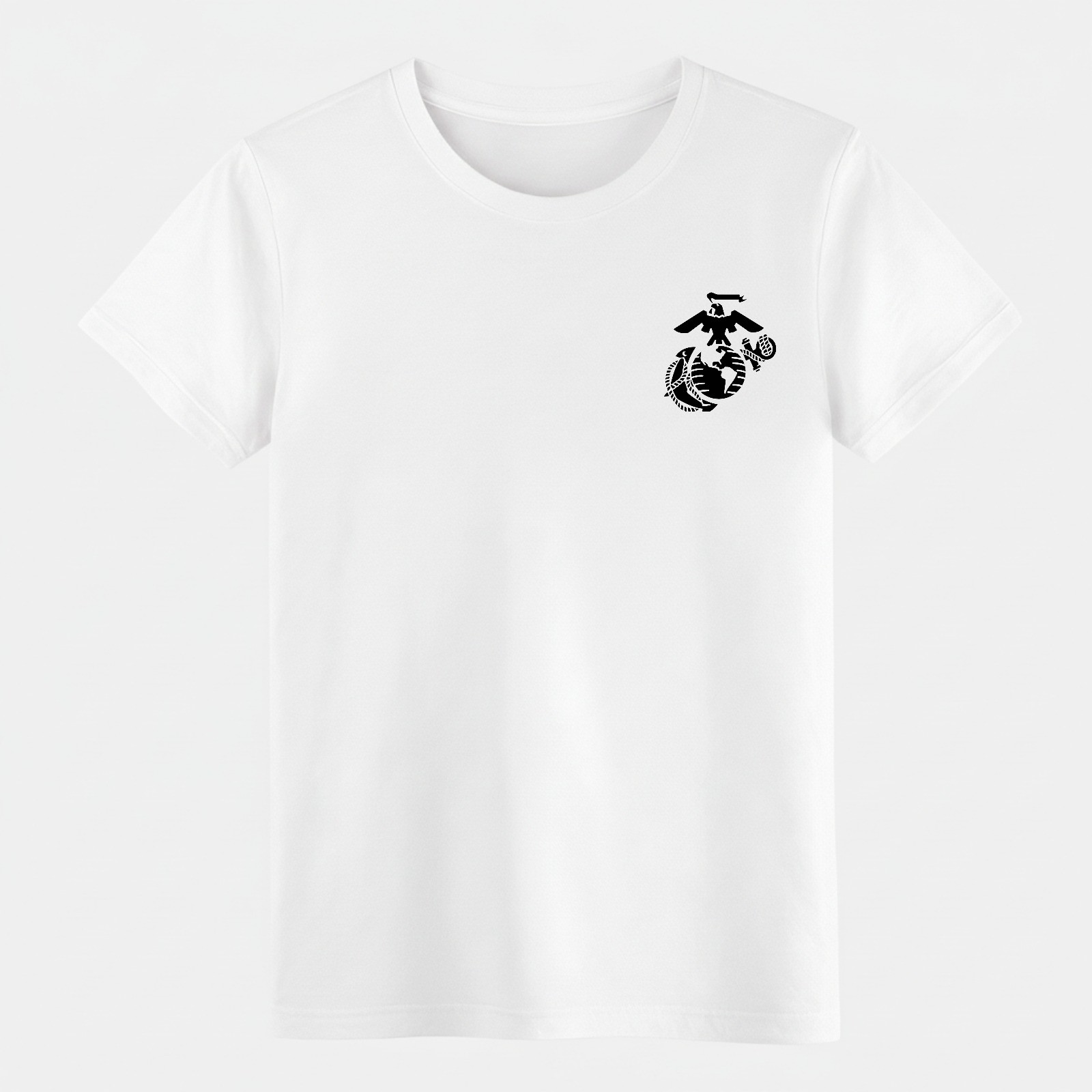 Eagle Globe Anchor Graphic T-Shirt-Marine Corps Patriotic Tee Free Shipping