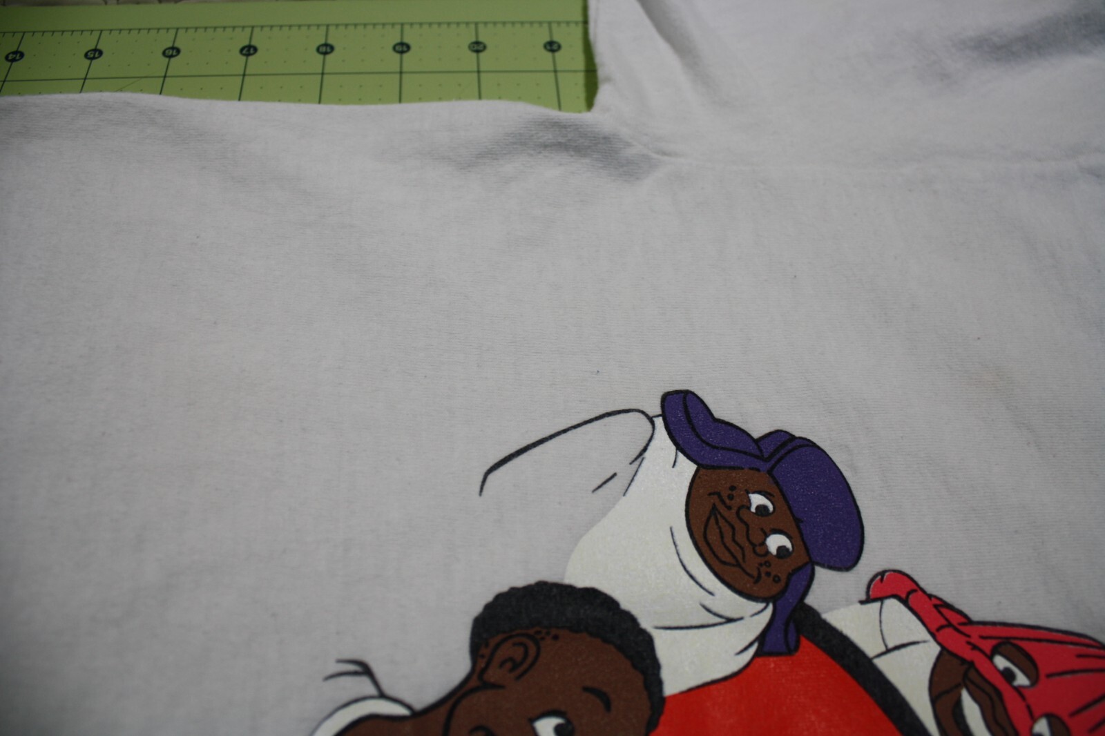 Vintage Junkyard Gang Fat Albert Shirt Size LG Front/Back Print Scene Not Herd