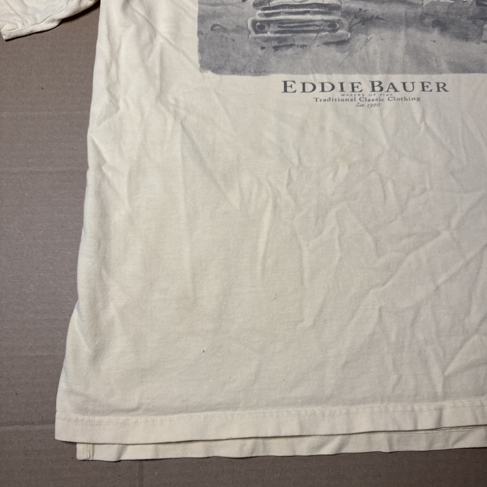 Vintage Eddie Bauer Graphic Tee Mens L Truck Illustration Canada