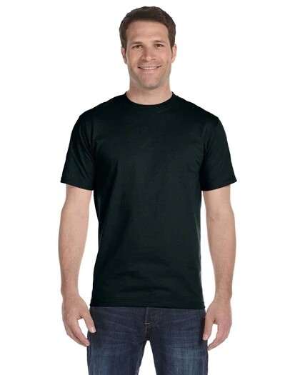 3-Pack Men’s Black/White 100% Cotton Crew Neck T-Shirts “Tagless ~ Undershirt”