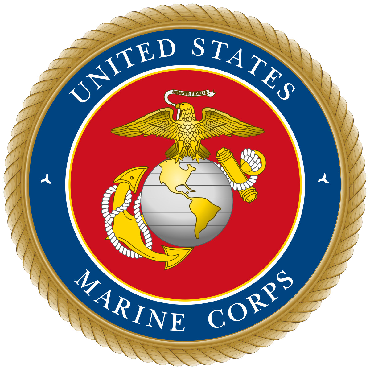 United States Armed Forces U.S. Marines The Few The Proud Logo Men’s T Shirt