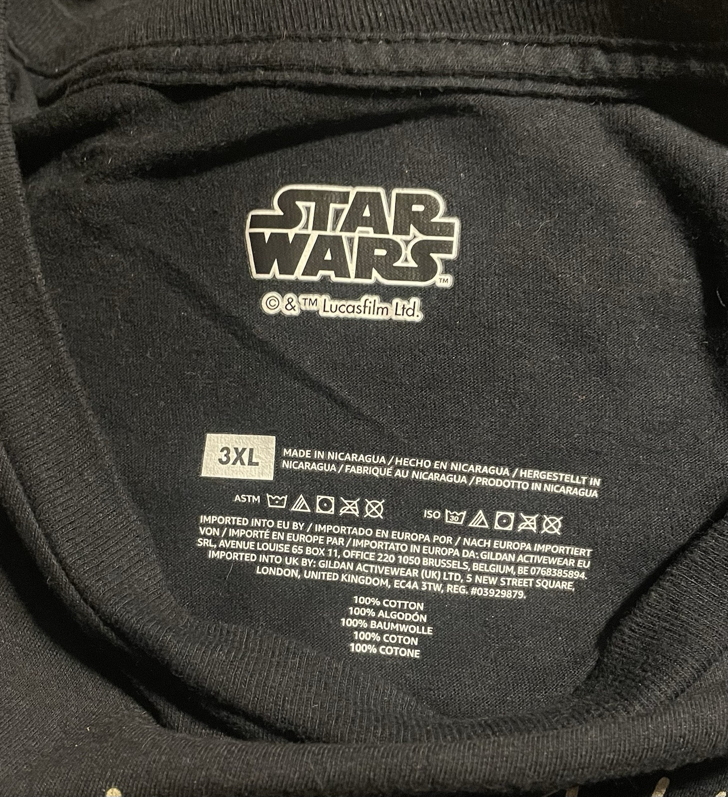 Star Wars Lucas Film Darth Vader Diamond Eyes T Shirt 3XL