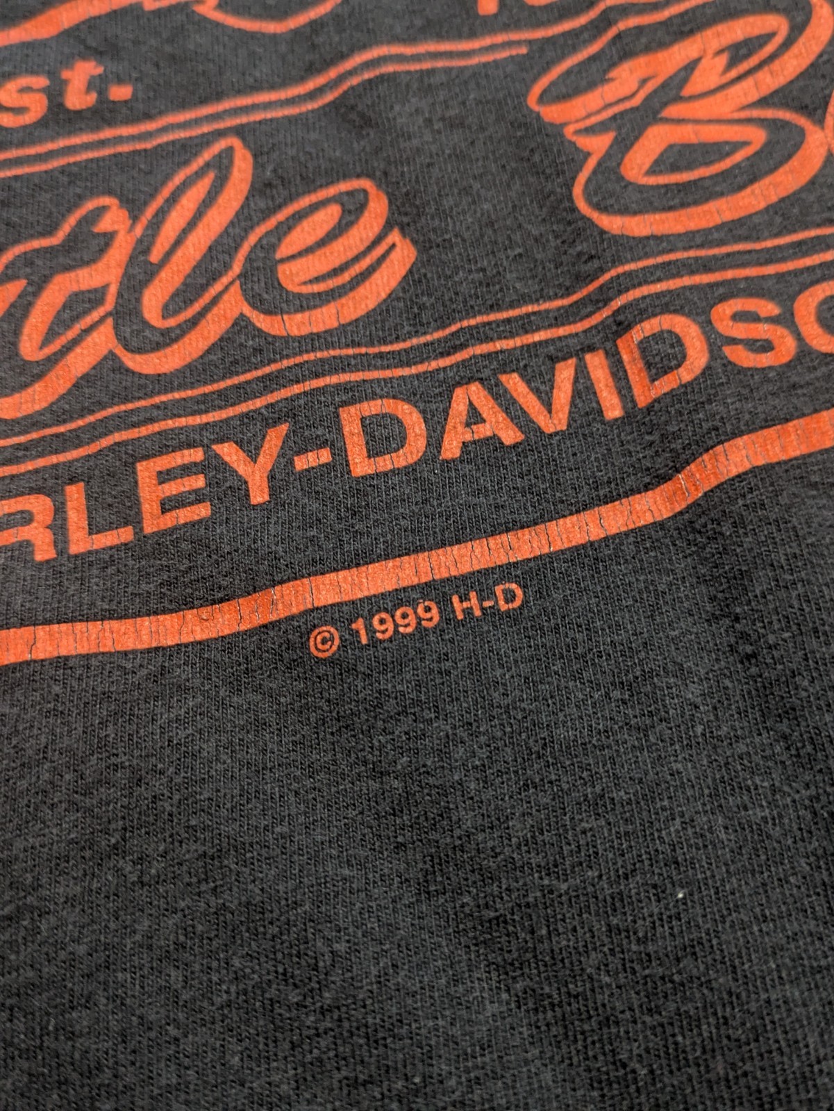 Vtg 90s Harley Davidson Myrtle Beach 1999 Black T Shirt XL – Made in USA