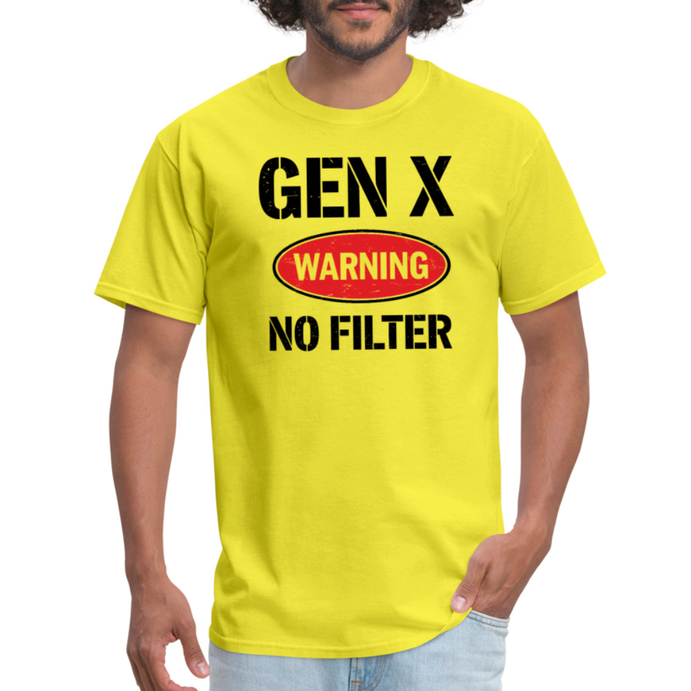 GEN-X Warning No Filter T-Shirt
