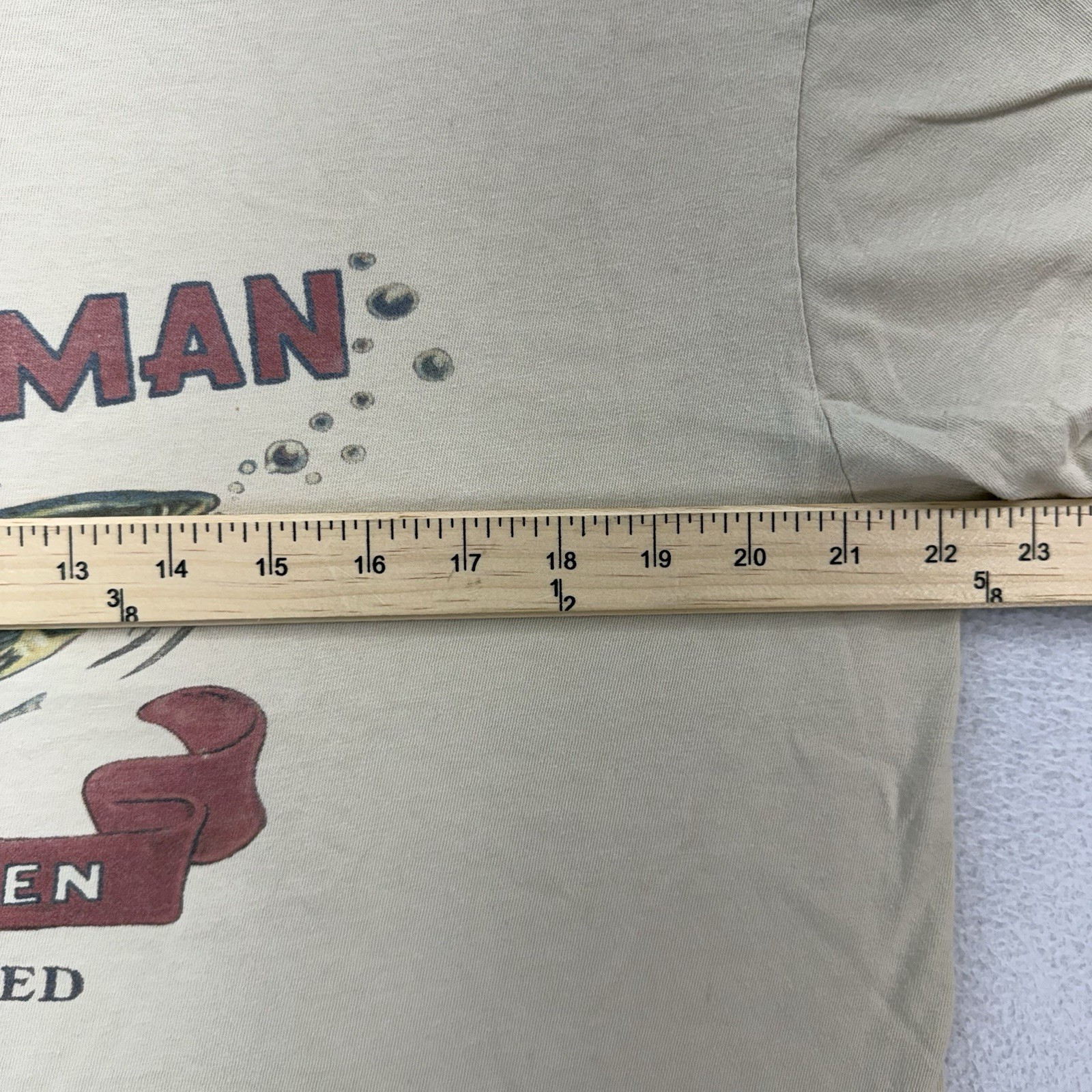 90s Ralph Lauren Polo Sportsman Trout Fishing VTG T-Shirt Medium Made In USA