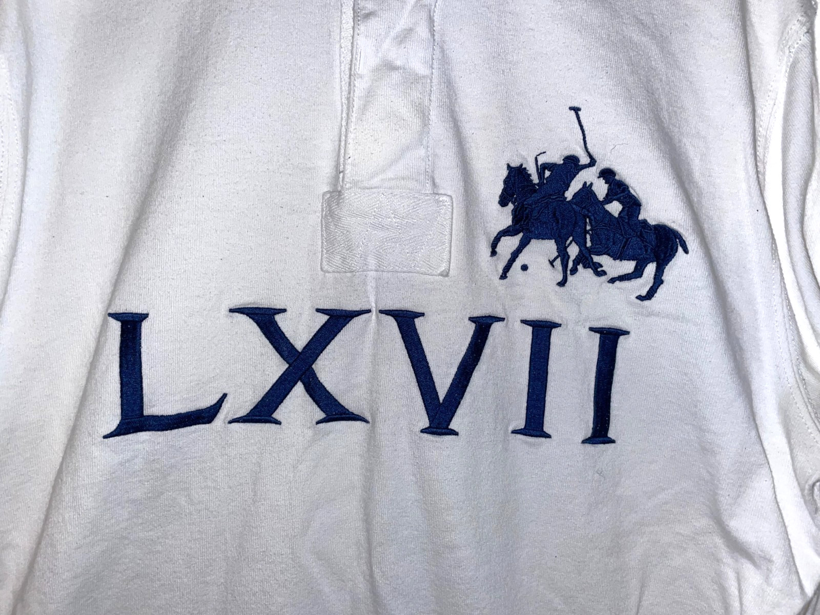 Polo By Ralph Lauren Custom Fit LXVII Logo Men’s XL Shirt White #3 Large Pony