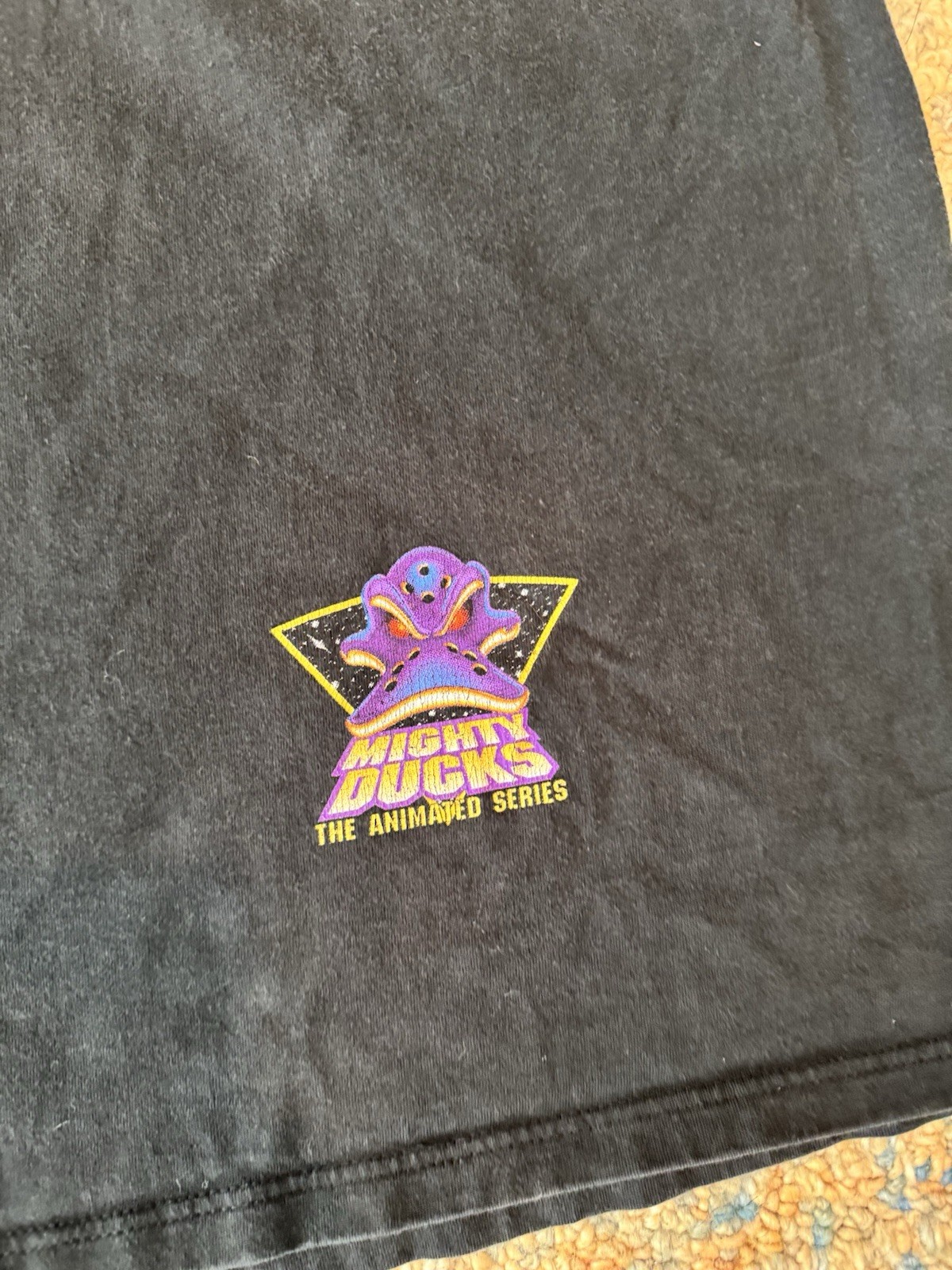 Vintage Mighty Ducks Animated Series Show Tee Shirt Size Large