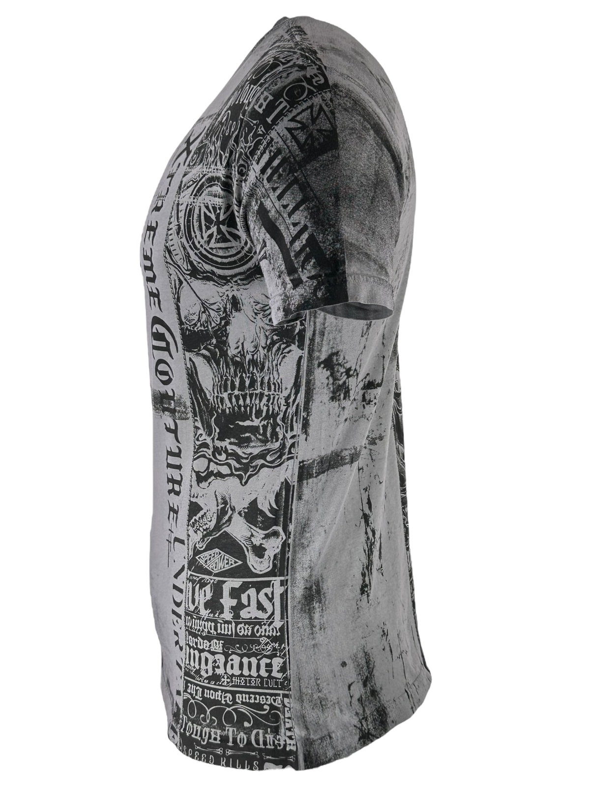 Xtreme Couture by Affliction Men’s T-Shirt Crew Biker Skull Tattoo S-5XL
