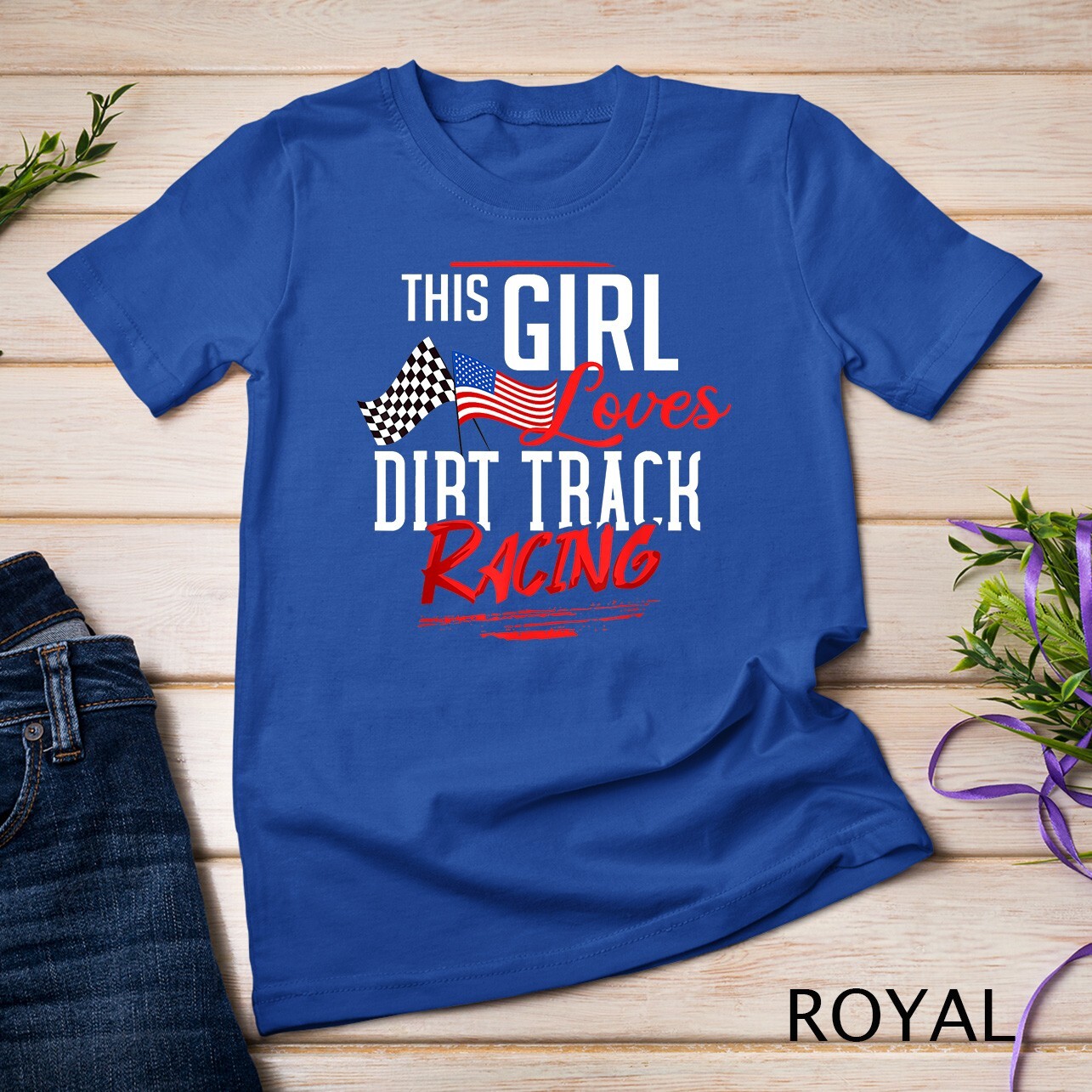 Dirt Track Racing Gift Sprint Car Racing T-Shirt Unisex T-shirt