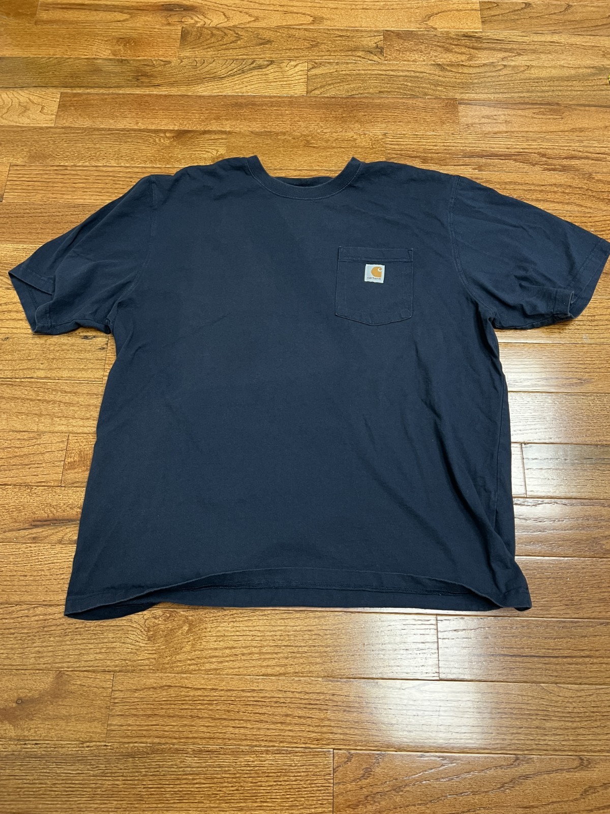Carhartt K87-M Loose Fit Navy Pocket Logo Crew Neck Short Sleeve T-Shirt XL