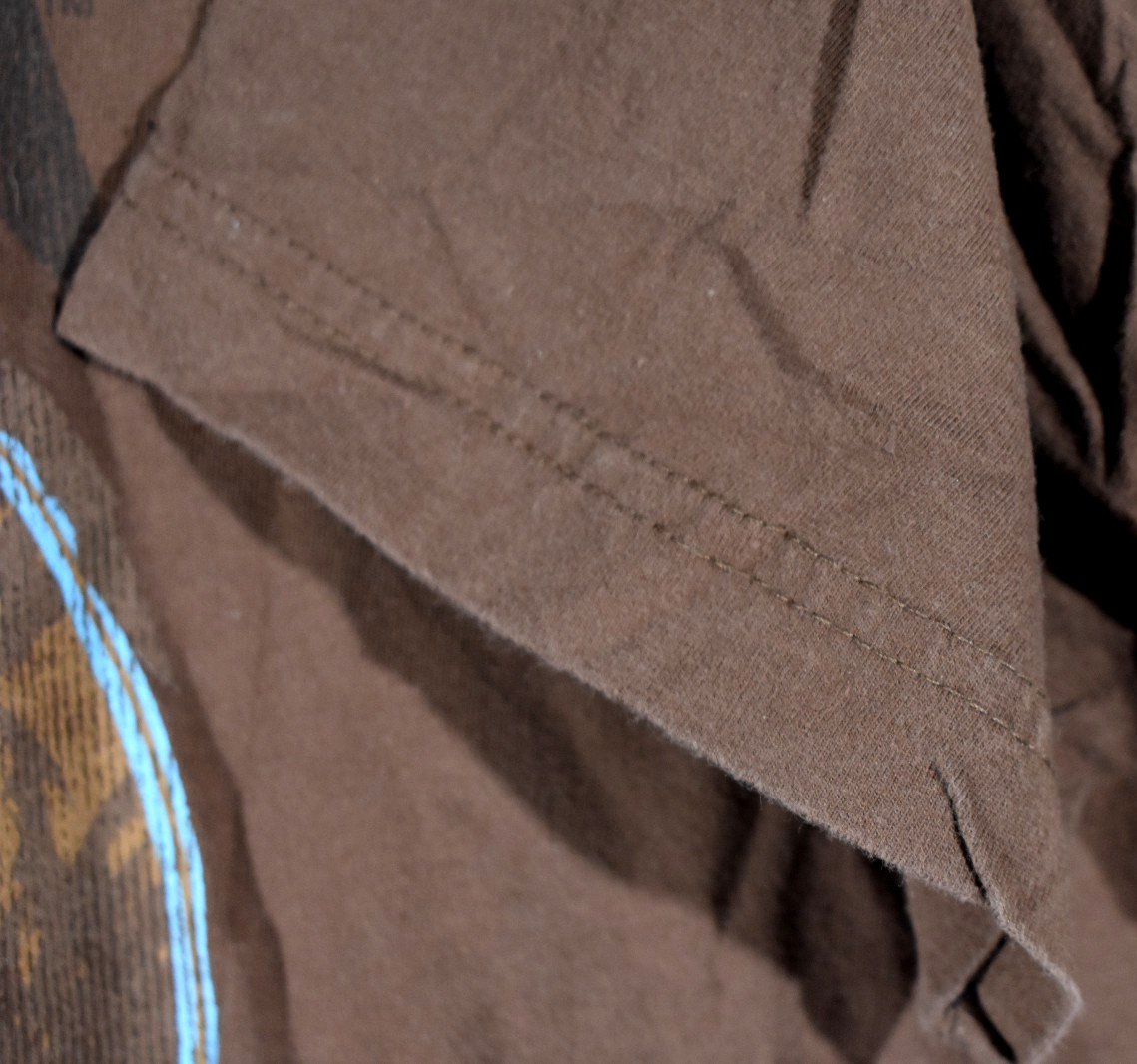 Vintage Batman Men’s T-Shirt Brown DC Comics – Blue/Gray Batman – Size XL XLarge