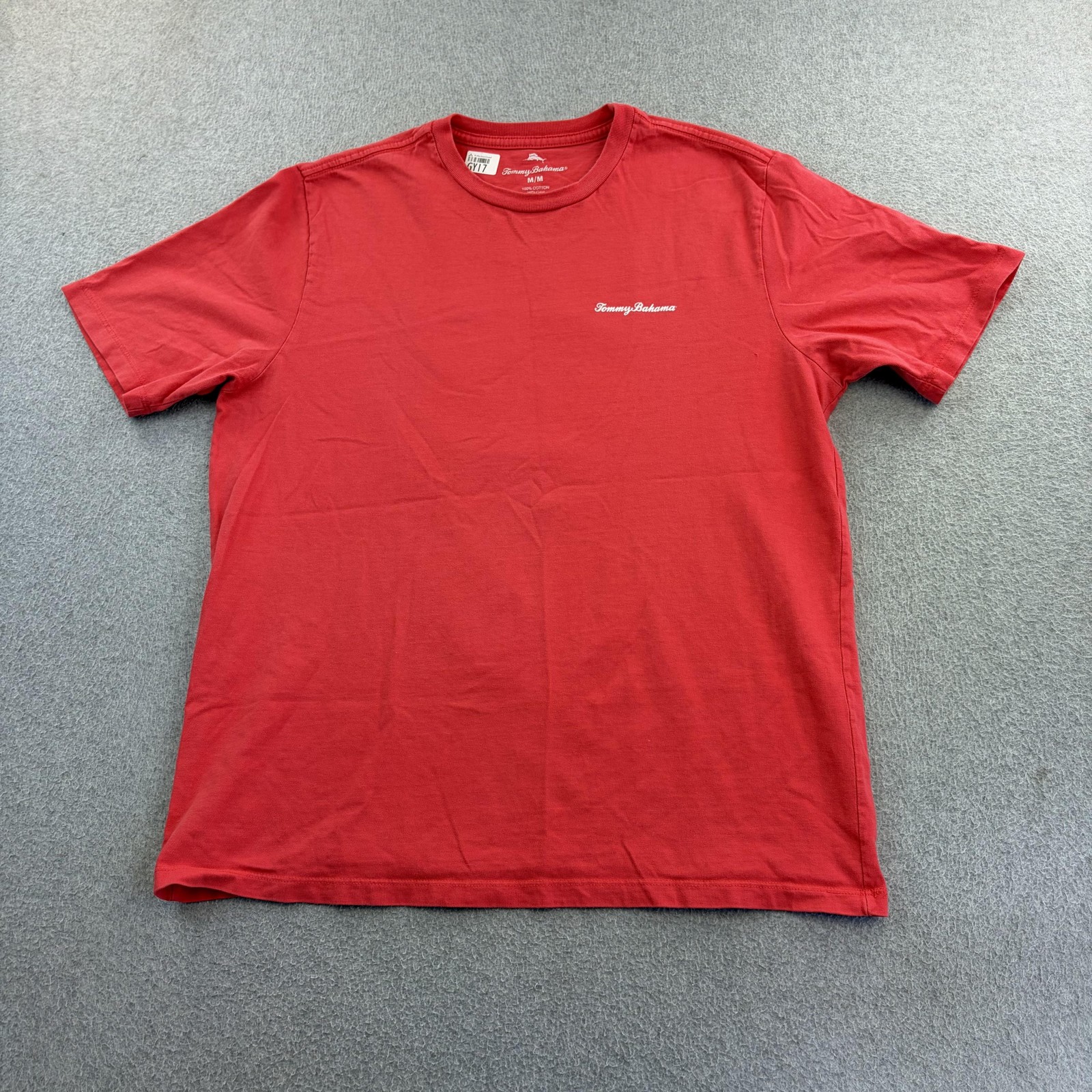 Tommy Bahama Shirt Mens Medium Red Pitcher Catcher Beer Baseball Tee Adult