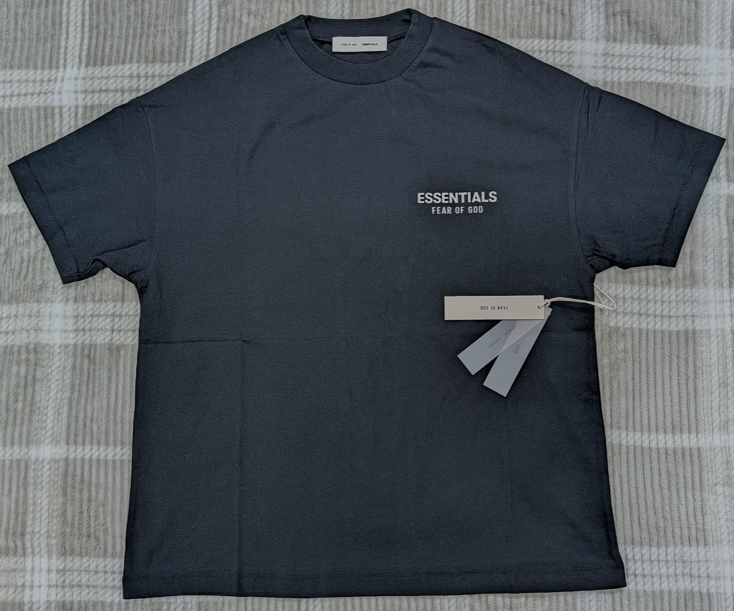 Fear of God Essentials Classic Tee ‘Jet Black’ M Size Oversized T-Shirt FOG NWT
