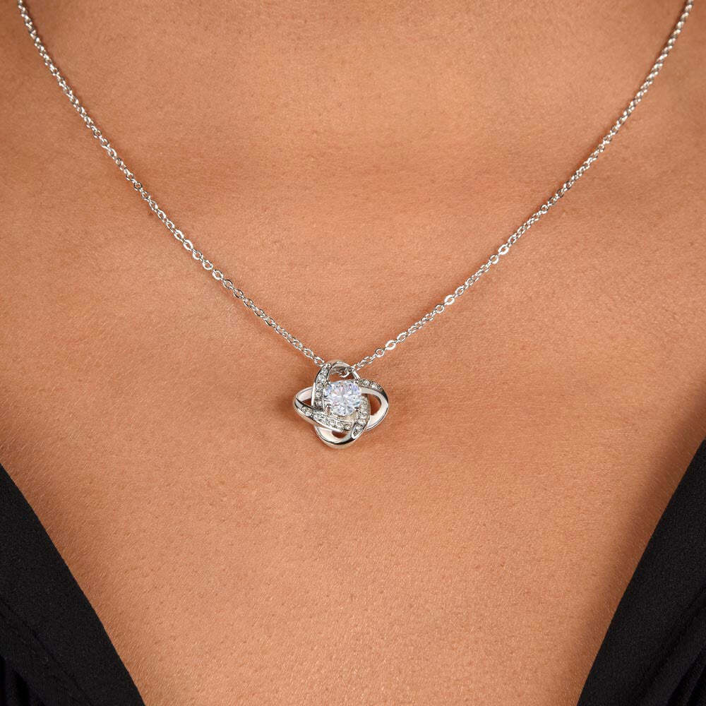 To My Girlfriend, All I Think About Love Knot Necklace | To Girlfriend