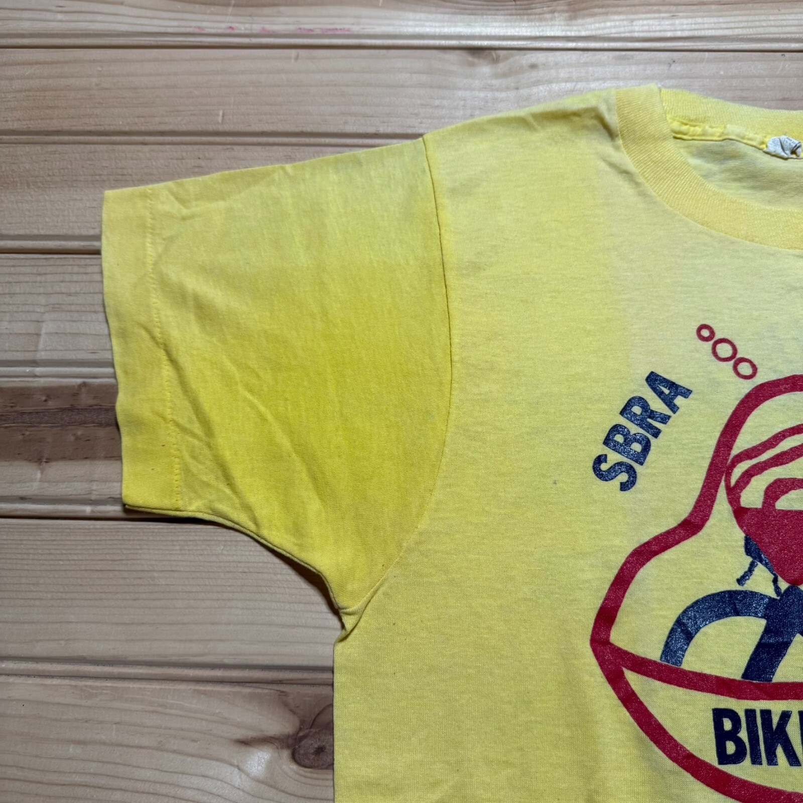 Vintage 1988 Country Cycle Mattituck SBRA Bike Boat Race Faded Shirt Size Small