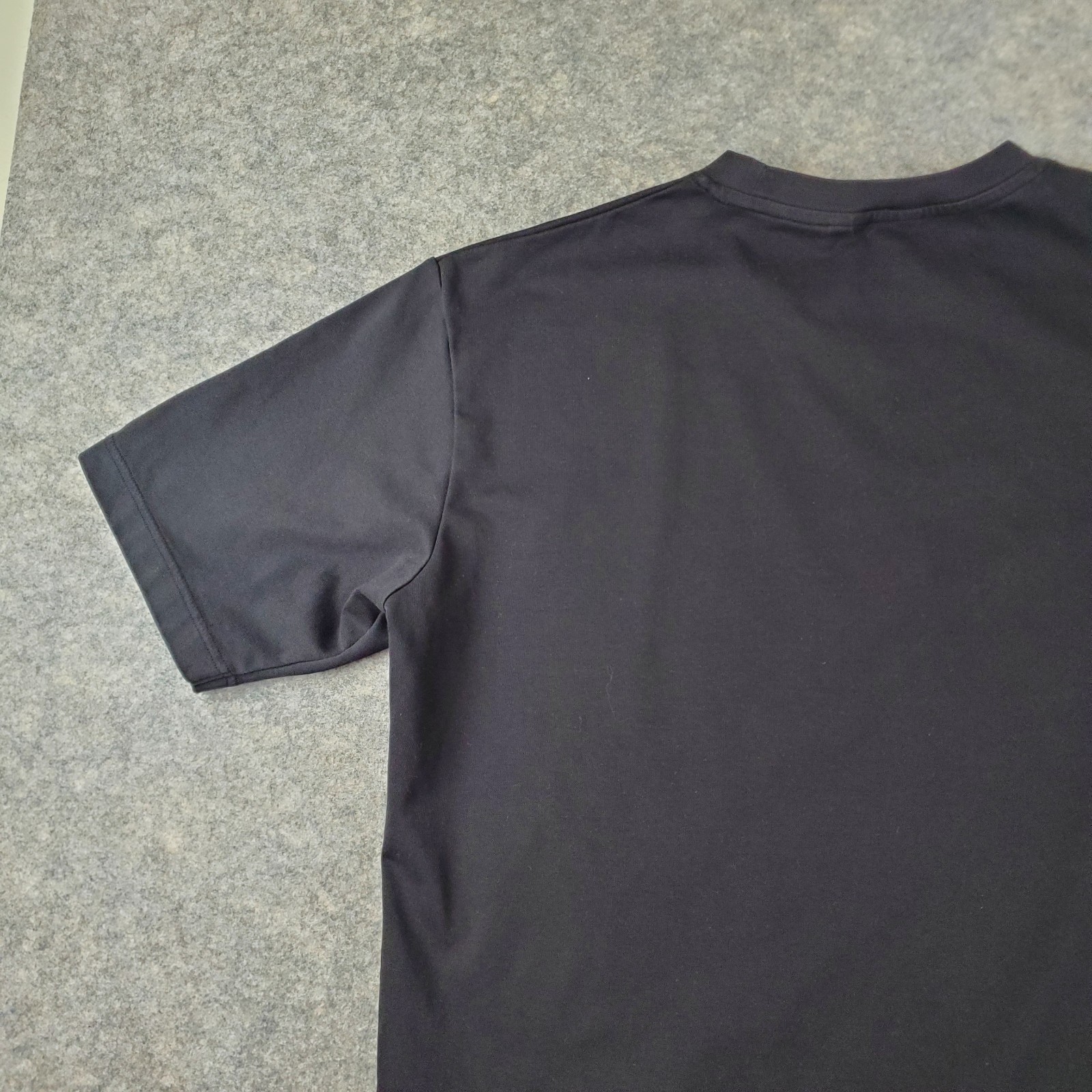 Uniqlo U Shirt Mens Extra Large Black Crew Neck Short Sleeve Stretch Pullover