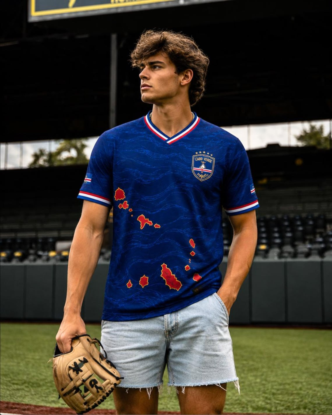Personalized Cape Verde Soccer Jersey, Custom Name Number Shirt