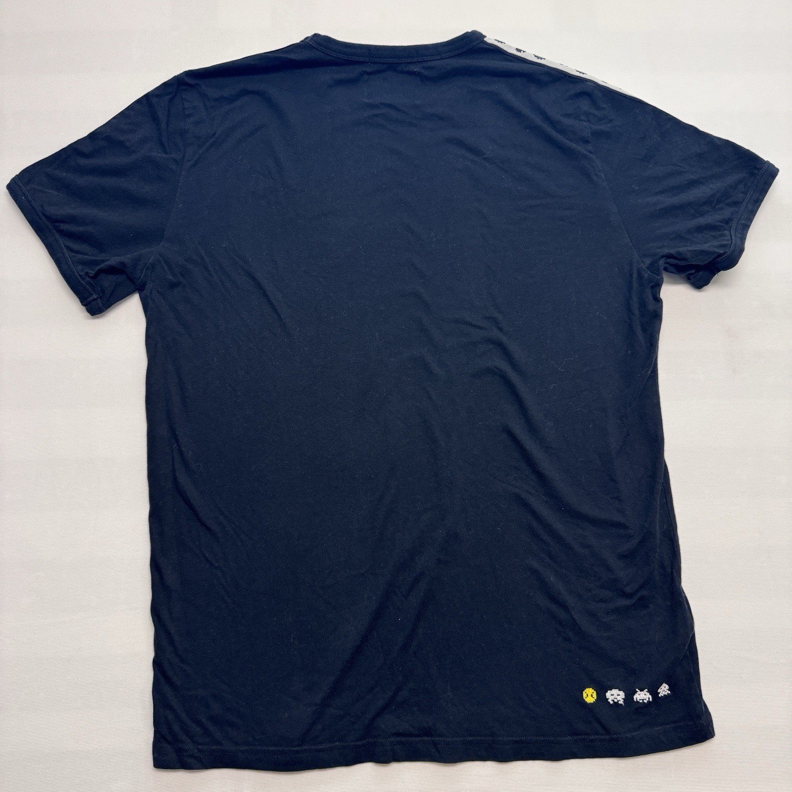 Fred Perry X Space Invaders T-Shirt Fitted Medium Scarce T-Shirt Vintage style