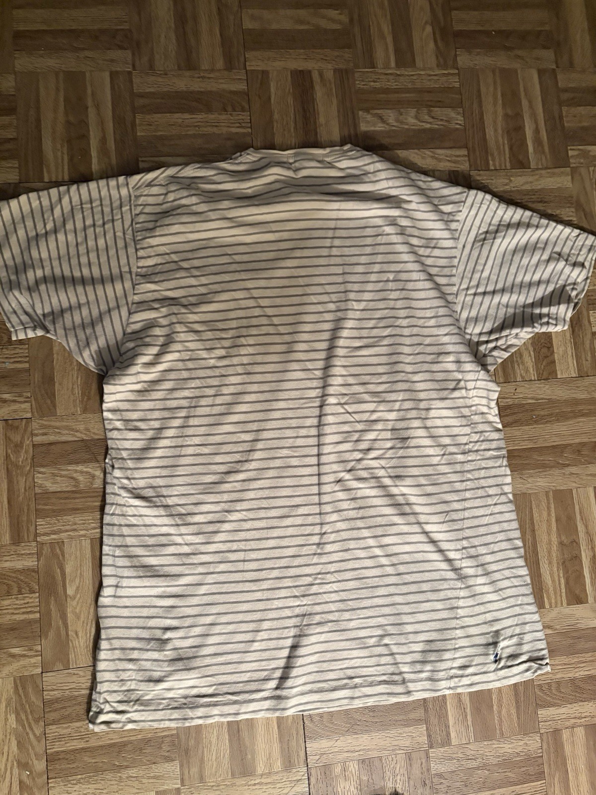 Polo Ralph Lauren Men’s Striped Cotton Jersey Crew Neck T-Shirt SS Cream Green M